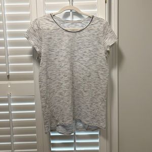 Lululemon train or running short sleeve shirt.